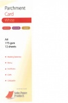 Parchment White Card A4 175gsm Card